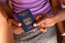 Opens popup gallery with A Kenyan Nubian receives their first passport, Kibera, Nairobi.