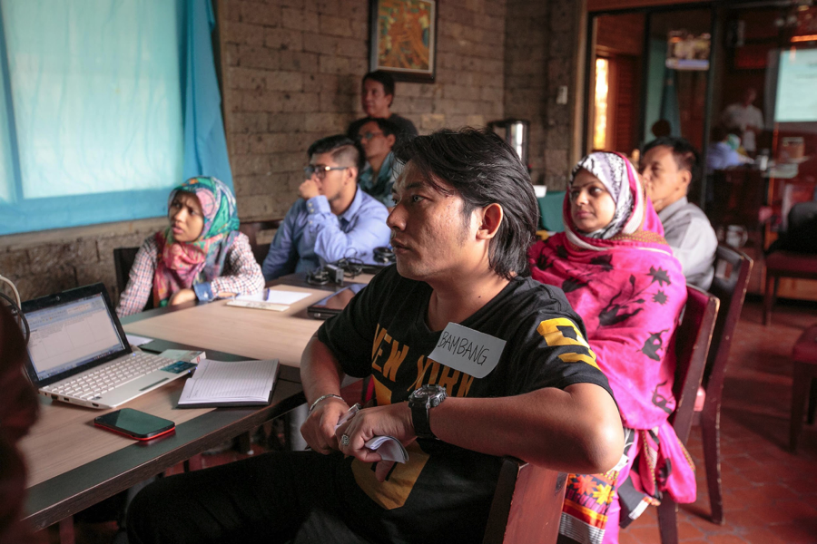 Bambang at the legal empowerment learning exchange, May 2015.
