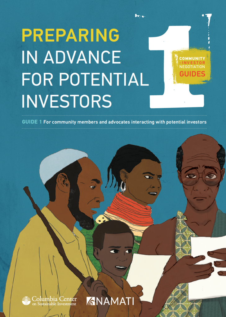 Link to Community-Investor Negotiation Guide 1: Preparing in Advance for Potential Investors