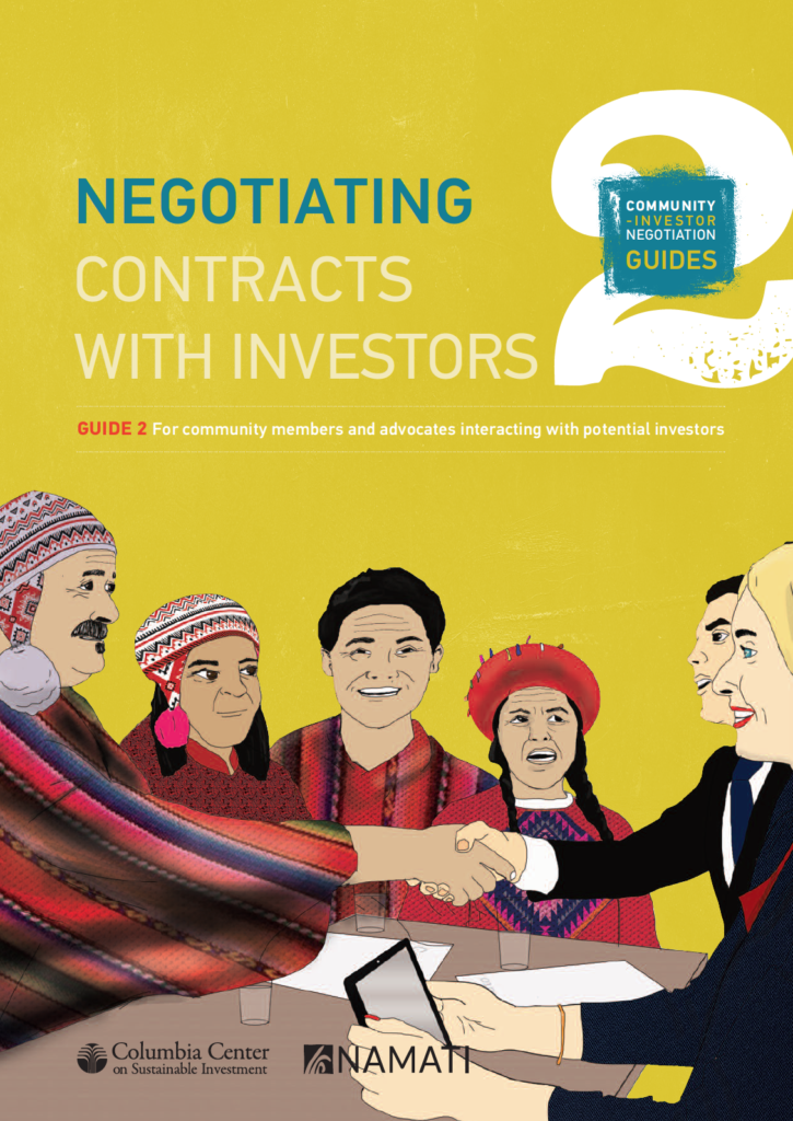 Link to Community-Investor Negotiation Guide 2: Negotiating Contracts with Investors
