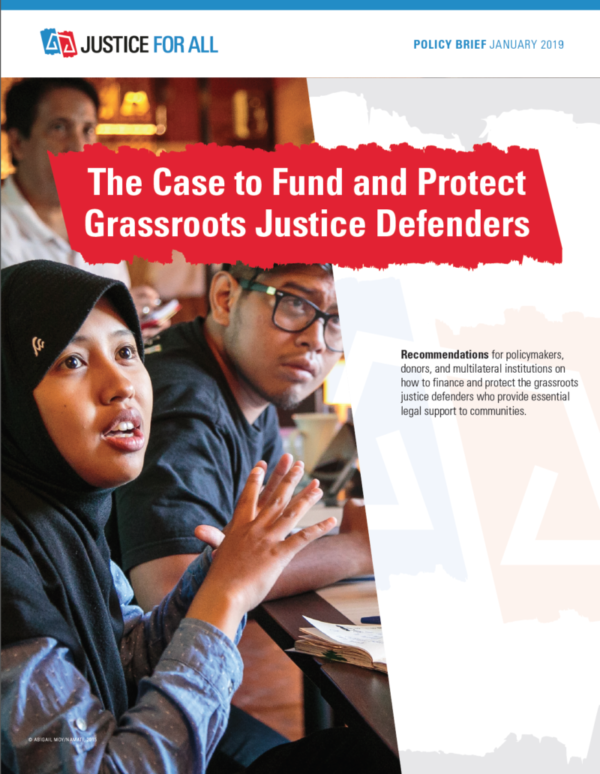 The Case to Fund and Protect Grassroots Justice Defenders