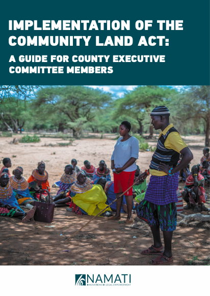 Link to Implementation of the Community Land Act: A Guide for County Executive Committee Members (CECMs)