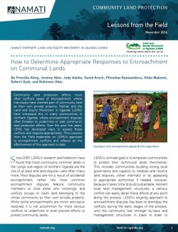 Link to Lessons from the Field: Responses to Encroachment