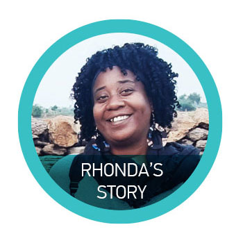 Read facebook page with Rhonda's story