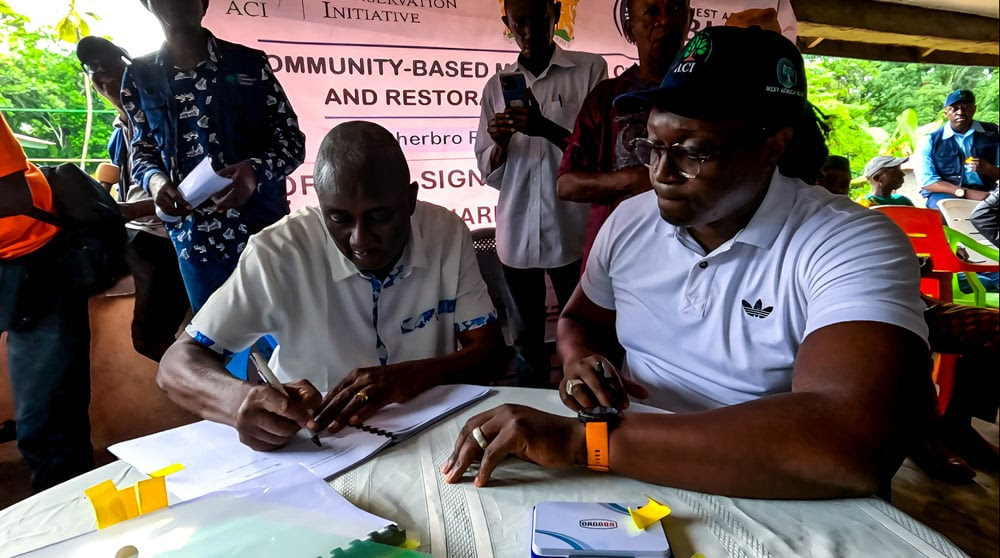 Breakthrough Carbon Agreement Signed Between Africa Conservation Initiative And Fishing Communities In Sierra Leone